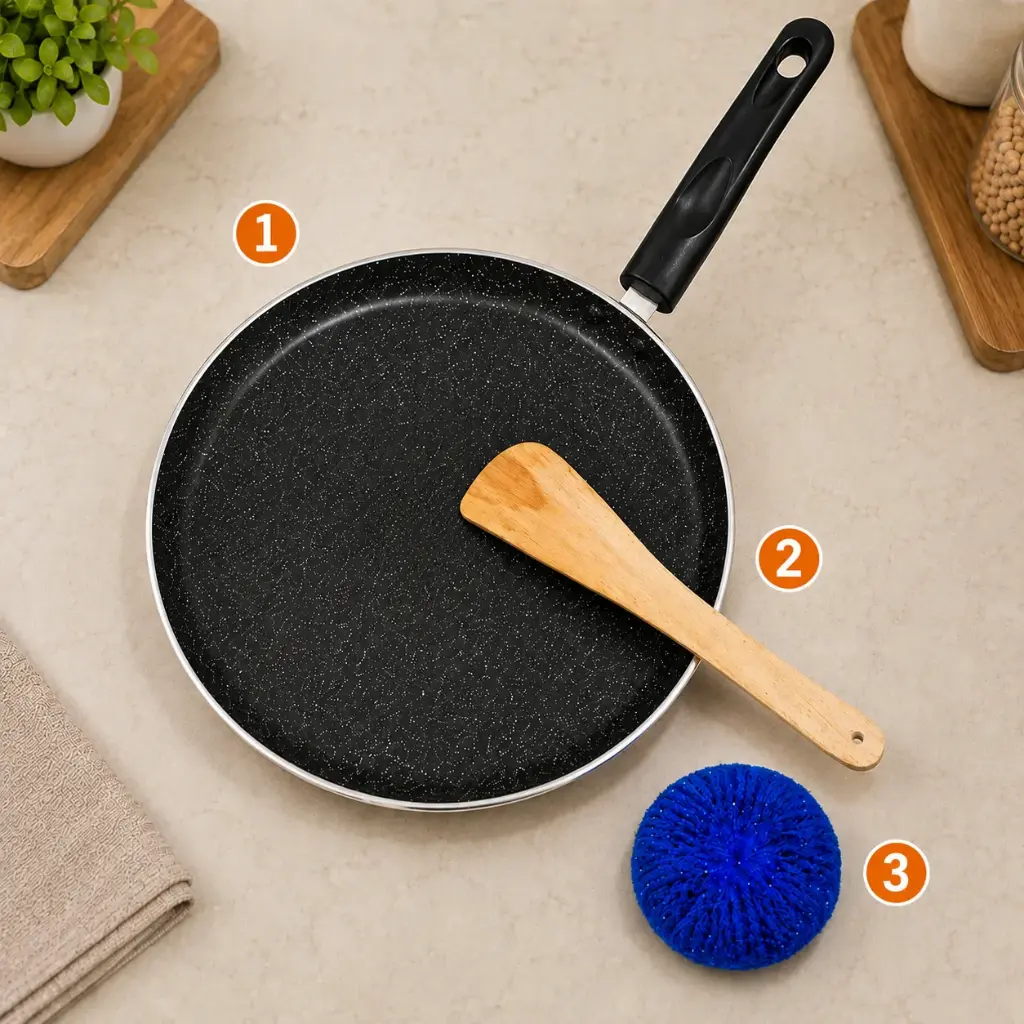 Premium Non-Stick Pan for Easy, Healthy, and Effortless Everyday Cooking
